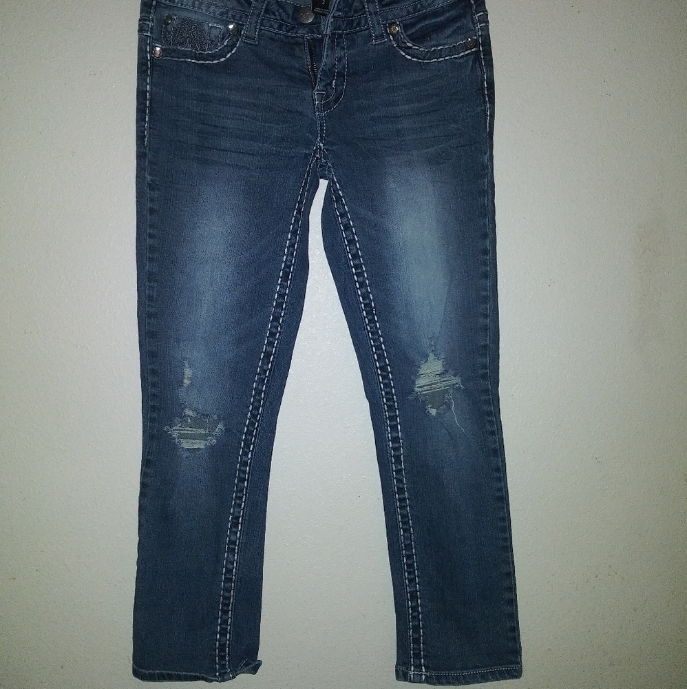 Paisley's sky khaki jeans